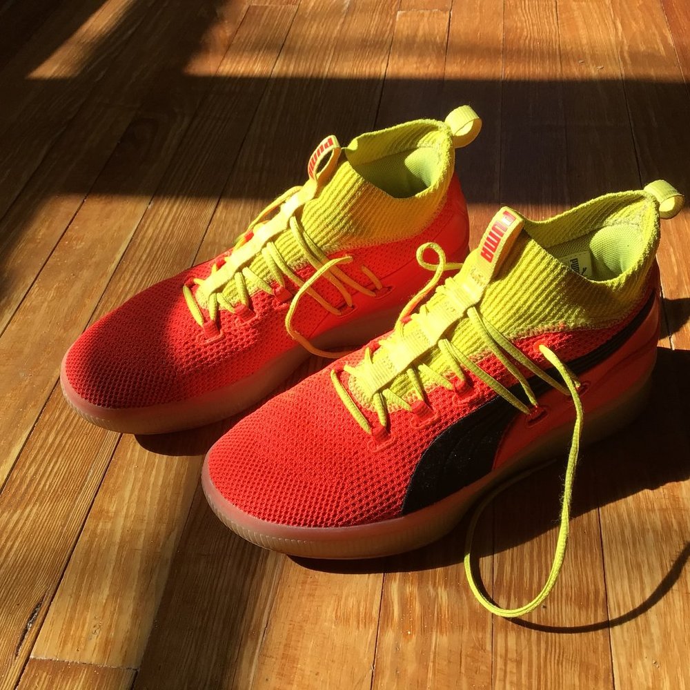 Mens Puma Clyde Court Disrupt  'Red Blast'